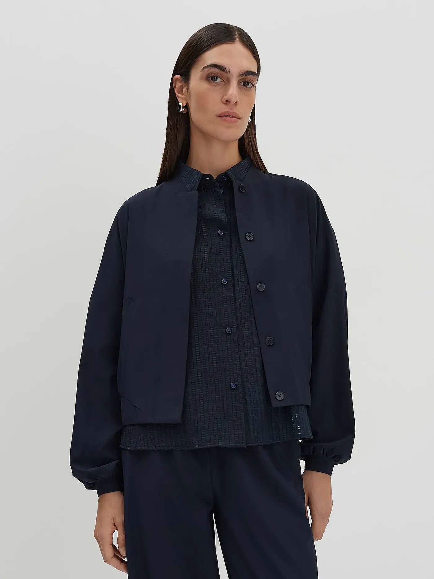 SOMEDAY | Blouson NARLIE DETAIL | dunkelblau